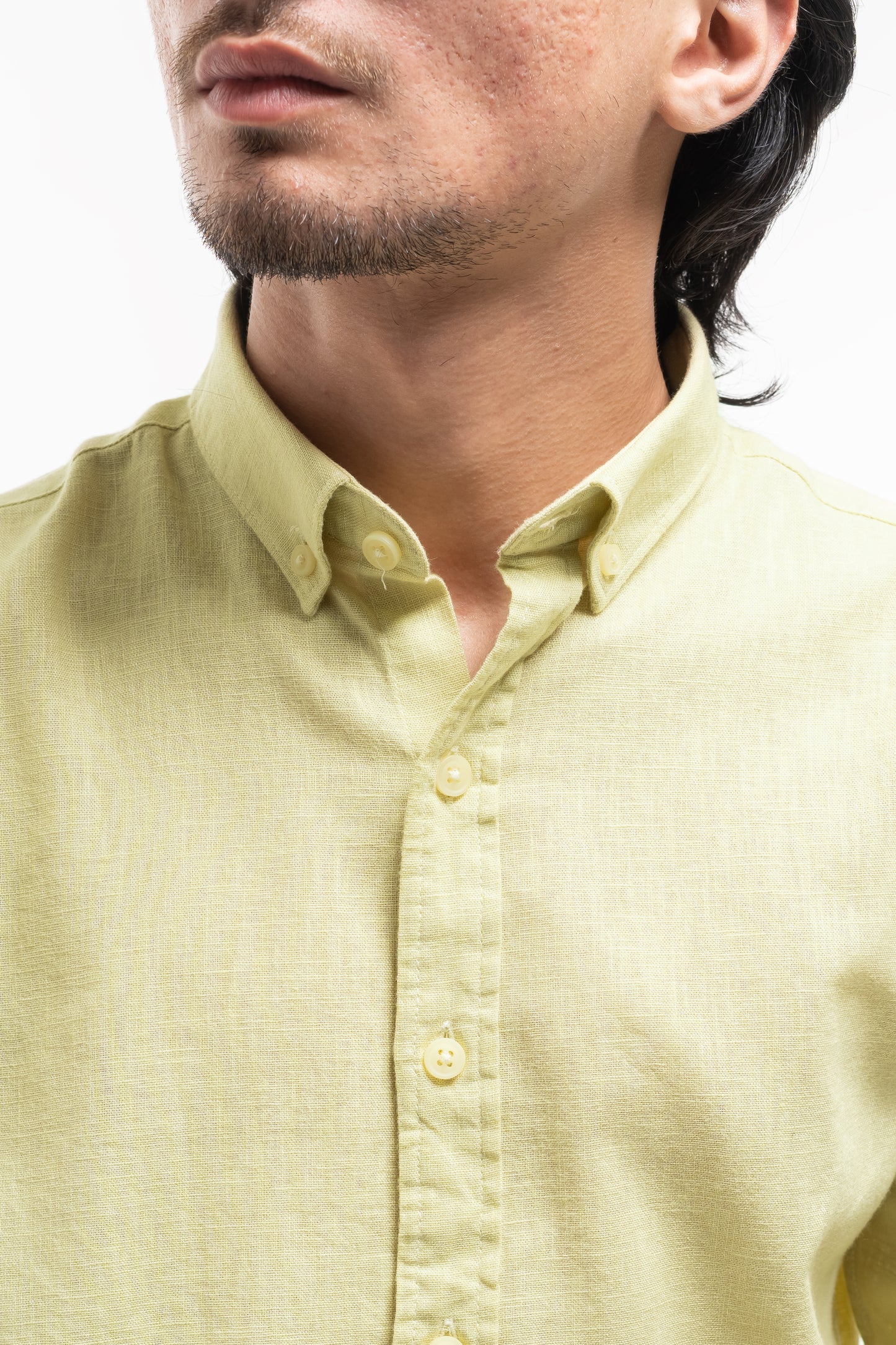 Men’s Premium Light Olive Linen Shirt – Lightweight & Breathable Summer Essential