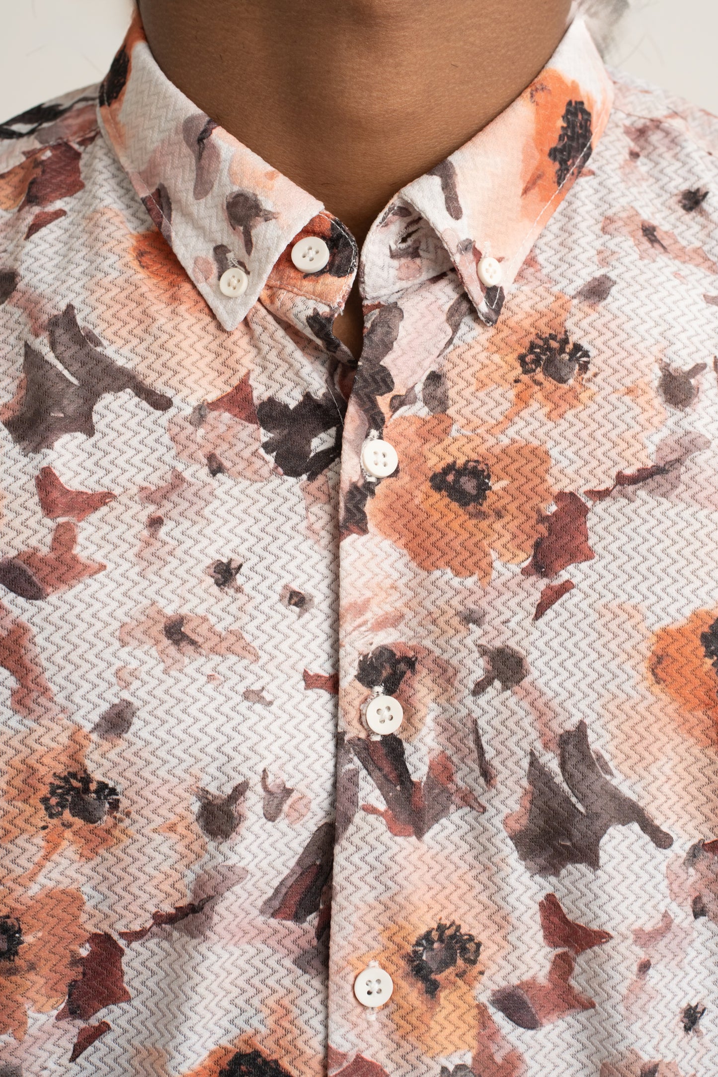 Floral Fiesta – Multi-Colour Digital Print Shirt