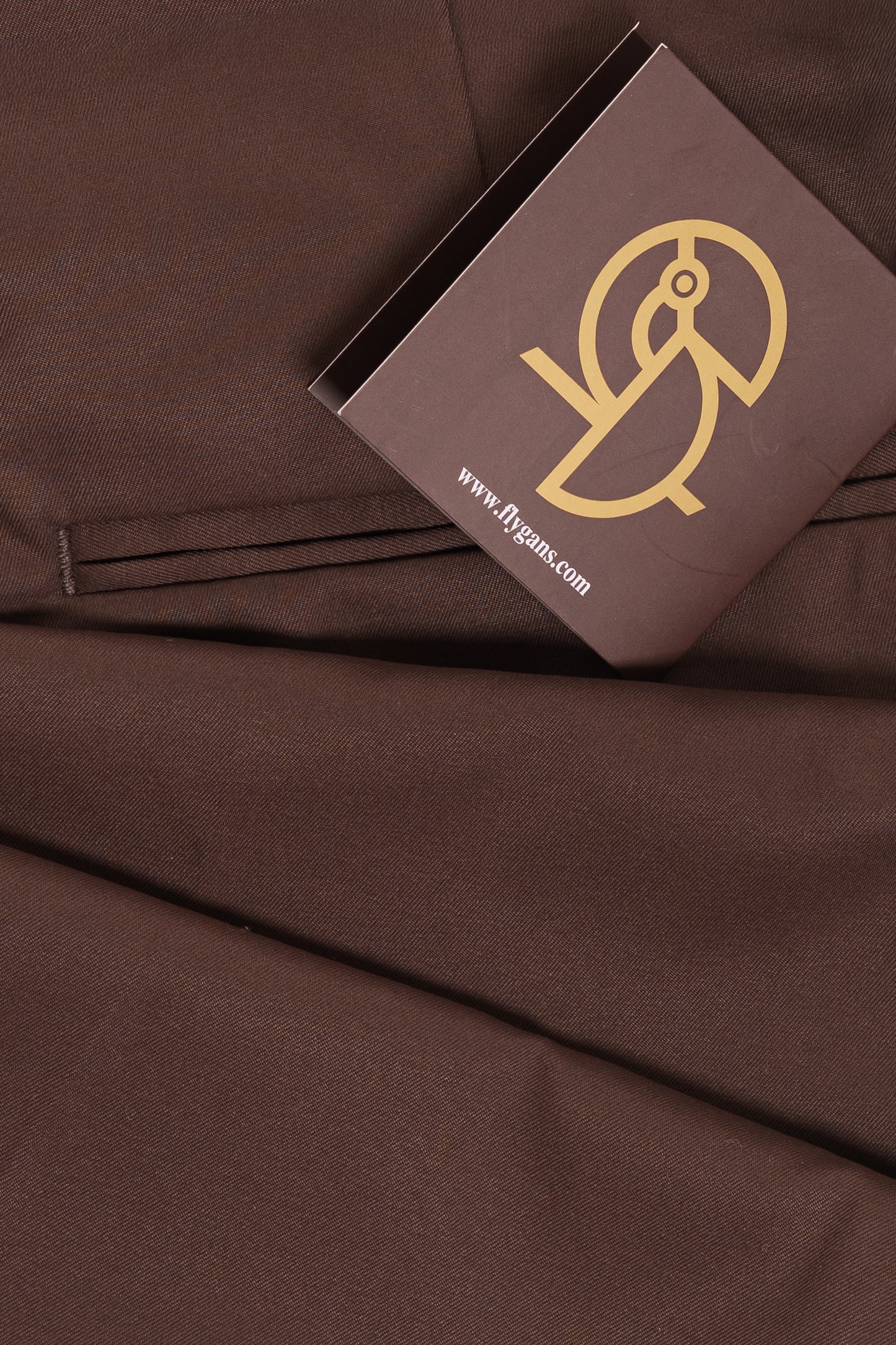 Chocolate Brown Premium Tailored Trousers