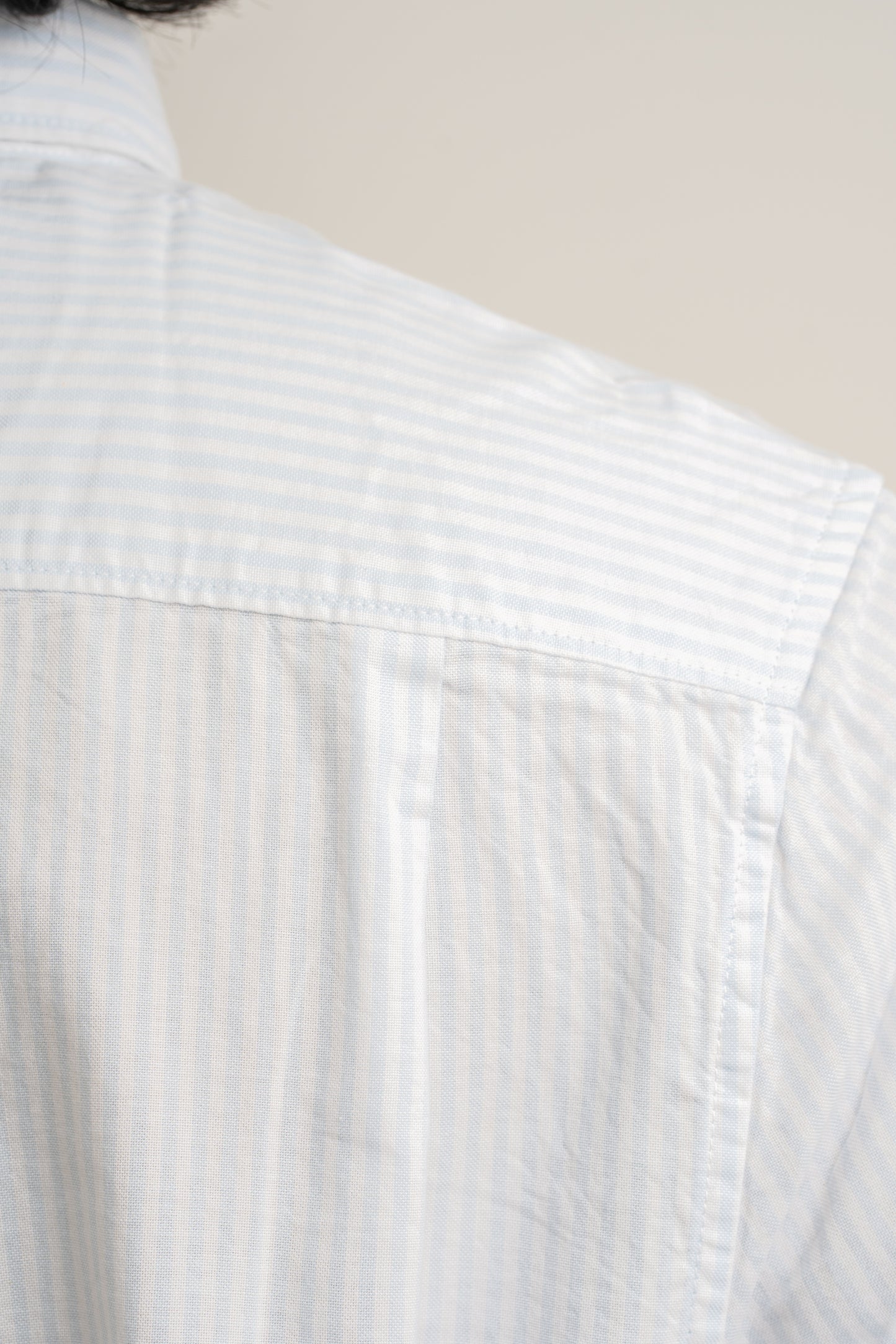 Azure Stripes – Sky Blue & White Oxford Regular Fit Casual Shirt