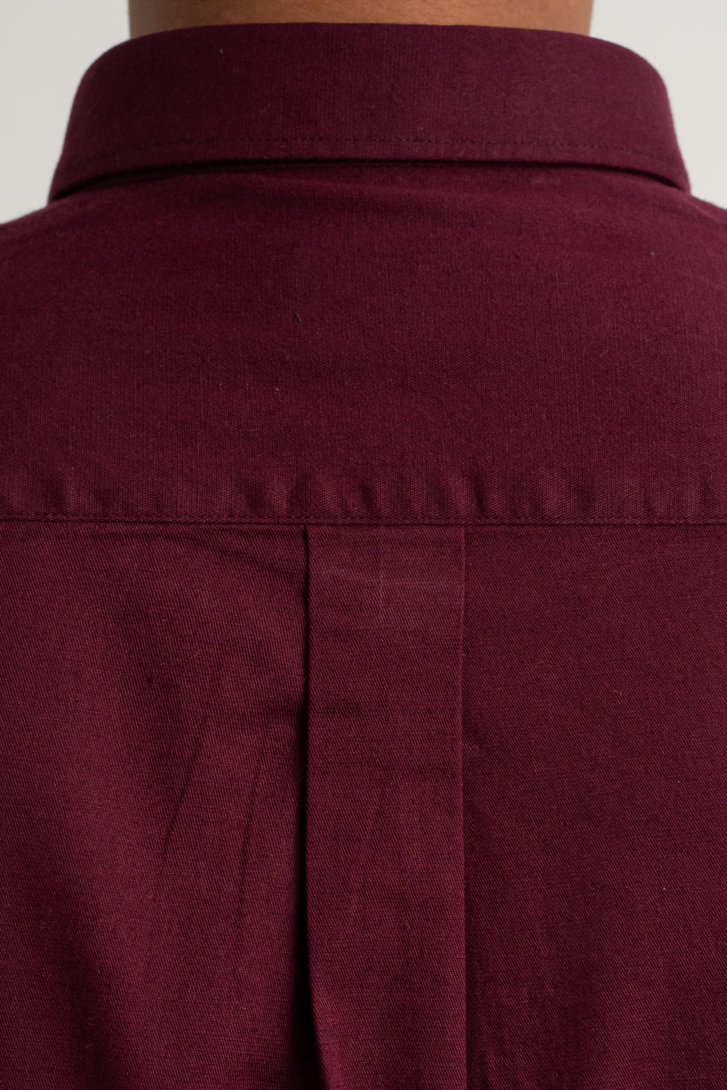 Men’s Premium Burgundy Cotton Lycra Shirt – Stretch Comfort & Breathable Everyday Essential