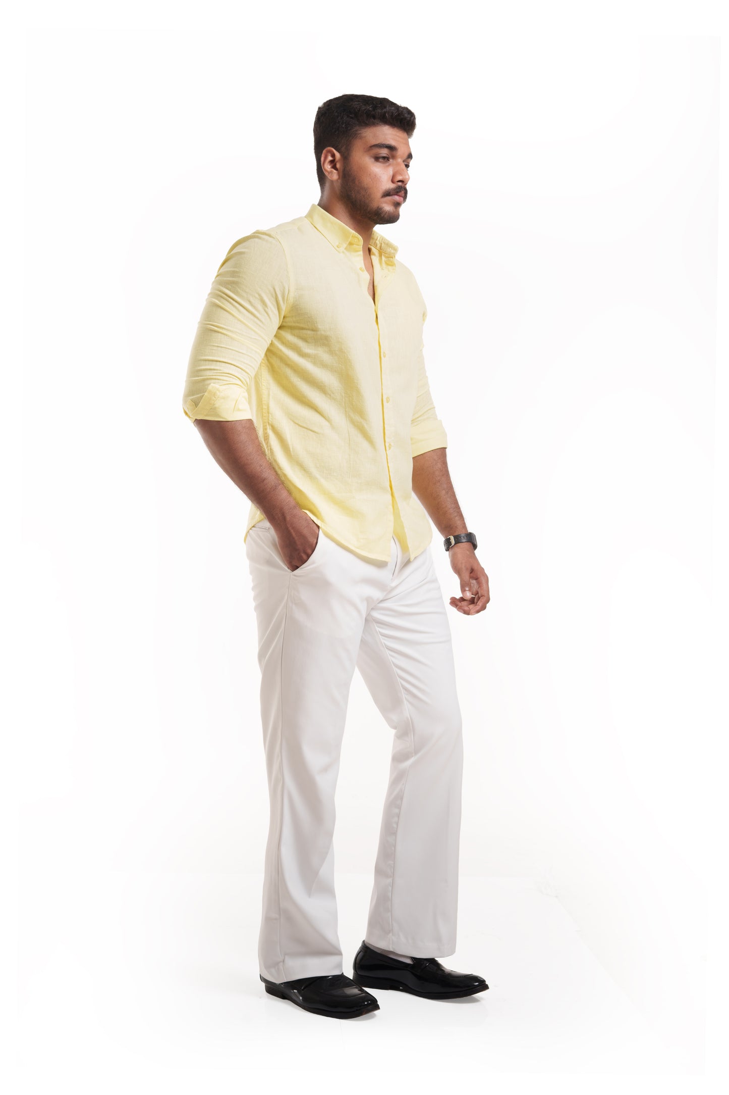 White Premium Tailored Trousers